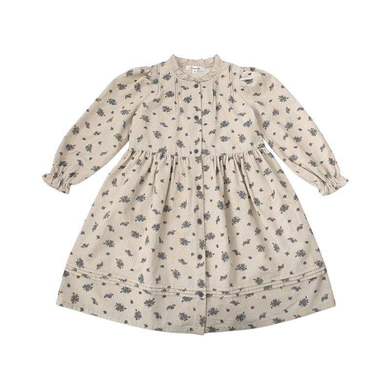 Blue floral dress in stock