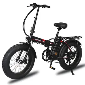 FAT tire e bike 250W 36V nuovo design beach snow e bike bici elettrica pieghevole