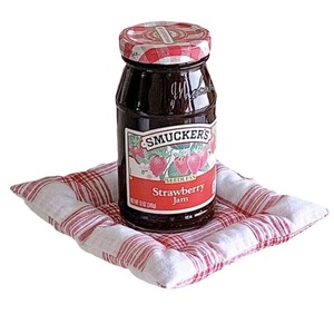 Korean-style checkered coaster, fresh and clean, quilted <b>tablecloth</b>, heat-insulating mat, soft teacup coaster, photo prop. - Product Image 5