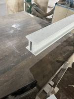 Viga H de FRP Pultruido de Alta Capacidad de Carga, Viga Principal de Fibra de Vidrio GRP H para Estructuras Industriales de Gran Carga
