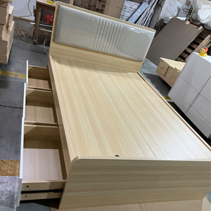 Thiết kế mới lưu trữ hộp gỗ cô gái cậu bé sinh viên phòng ngủ căn hộ khung trẻ em duy nhất ký túc xá giường - Product Image 1