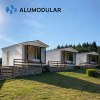 Maison Modulaire Préfabriquée Entièrement Meublée Clé en Main pour Projets de Glamping et Complexes Hôteliers