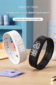 Smart Sports Bracelet Smart Bracelet With Vibrating Alarm <b>Clock</b> Running Step Counting for Male Female Student Use - Product Image 5