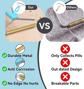 Removedor de pelo para mascotas, removedor de pelo para perros y gatos, removedor de pelusas, rastrillo de alfombras para depilación de mascotas, rastrillo de alfombras, cepillo para pelusas - Product Image 4