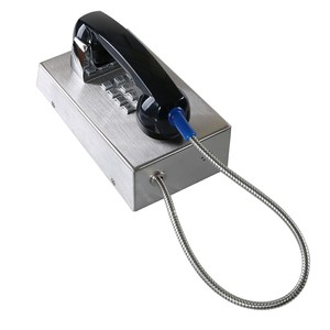 Téléphone de prison VoIP anti-vandalisme avec bouton de commande vocale, téléphone robuste analogique pour banque et usine - Product Image 5