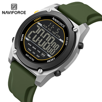 Reloj NAVIFORCE 7134, Reloj Digital Deportivo para Hombre, Cronógrafo, Fecha, Cronómetro, Resistente al Agua