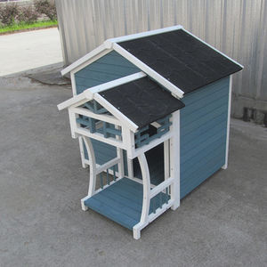 Grosir pola besar padat rumah anjing kayu kandang anjing luar ruangan penjualan murah - Product Image 4