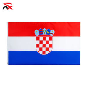 Housse de capot de <span class=keywords><strong>voiture</strong></span> drapeau de la Croatie, foulard de supporter de football de la Croatie, accessoires de soutien pour les fans de football 2026, vente en gros directe usine - Product Image 3