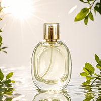 Flacons de parfum en verre haut de gamme personnalisés en gros, 30 ml, 50 ml, 100 ml, forme carrée, vaporisateur à pompe, sérigraphie, diffuseur de roseaux, carton
