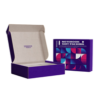 Custom Paper Packaging Box with High Quality Corrugated Cardboard and Luxury Design for Clothes Cosmetics Skincare Shipping