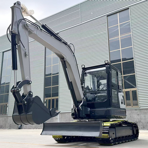 Livraison Gratuite UE – Nouvelle Excavatrice Tout-Terrain de 6,5 Tonnes, 5 Roues, Hydraulique, de Taille Moyenne, avec Chenilles en Caoutchouc pour Aménagement Paysager – Grande Excavatrice - Product Image 3