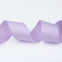 Ruban décoratif en polyester et coton, 100 yards, 4 cm, double face, lisse, 1 1/2 38 mm, ruban satiné pour fleurs, emballage cadeau