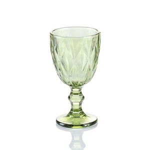 <span class=keywords><strong>Verre</strong></span> à <span class=keywords><strong>eau</strong></span> vintage pressé 300 ml pour mariage, gobelet bleu ciel clair, verres à <span class=keywords><strong>vin</strong></span> rétro - Product Image 2