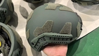 Casque tactique balistique avancé avec matériau PE, camouflage, sangle réglable pour adultes, services de sécurité