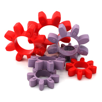 Coussinets en élastomère GR, insert de couplage flexible élastique, élément araignée en PU, type de couplage rouge, élément en caoutchouc GR-125