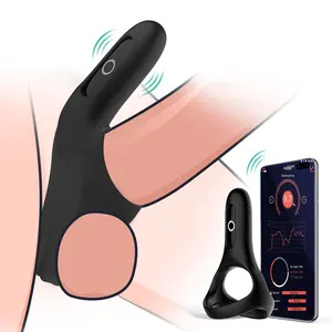 Anel peniano vibrador, anel exótico vibrador brinquedos sexuais para adultos