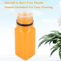 Bouteille Carrée en Plastique PET de 60ml (2 Oz) pour Jus avec Couvercles Inviolables à Prix Abordable