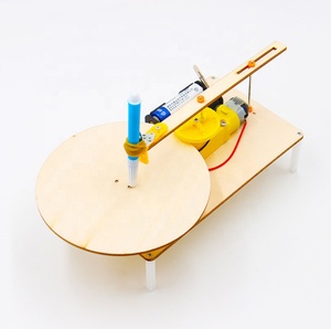 Bằng Gỗ Điện Decal Tự Làm Sinh Viên Khoa Học Công Nghệ Khoa Học Thiết Bị Thí Nghiệm Trẻ Em Làm Bằng Tay Graffiti Đồ Chơi - Product Image 4