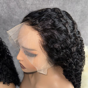 Vente en gros cheveux vierges vietnamiens 13x4 pleine dentelle devant perruques donneur unique hd dentelle frontale perruques de cheveux bouclés birmans - Product Image 5