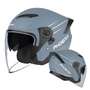 personalization Half Face Wholesale motorcycle helmet with anti fog lens helmets motorcycle