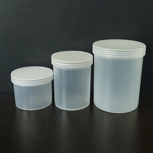 Bán buôn 100ml 200ml 300ml đục kẹo thực phẩm Thuốc mỡ lưu trữ PP mỹ phẩm Kem Jar Pet nhựa Jar với PP vít cap - Product Image 4