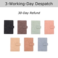 Yihe Meilleure Vente 7 Couleur 30MM-6-Anneaux A6 Multicolore En Cuir Budget Binder Portefeuille Agenda Cash Spirale pour Cadeau