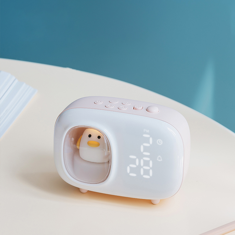 Многофункциональное Зарядное устройство usb цифровое умное детское светодиодное ночное освещение портативный детский Колокольчик для сна мини Будильник