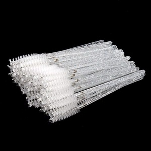 แปรงมาสคาร่าแบบใช้แล้วทิ้ง 50 ชิ้น ด้ามไนลอนวิบวับ สำหรับต่อขนตา - Product Image 6