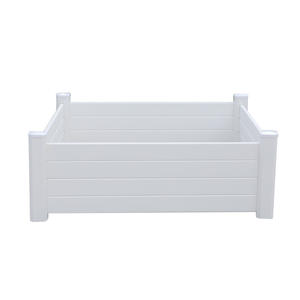 Bac à fleurs en plastique PVC blanc <span class=keywords><strong>de</strong></span> grande taille pour jardin, vente en gros, santé environnementale, Fentech - Product Image 2