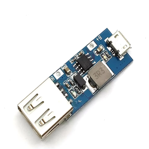 DC-DC โมดูลเพิ่มกำลังไฟ3V 3.3V 3.7V 4.2V ไป5V ที่มีการเพิ่มแหล่งจ่ายไฟสำรอง USB สำหรับ <span class=keywords><strong>iPhone</strong></span>/Android อัตรา - Product Image 6