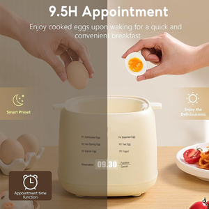 Olla Digital Doméstica de un Toque para Cocinar Huevos, Yogur y Huevo al Vapor, Máquina para Hacer Huevos Semihuevos (Telur Separuh Masak) - Product Image 5