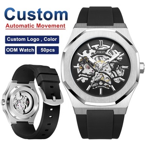 <span class=keywords><strong>Orologi</strong></span> Meccanici Automatici di Lusso con Design Personalizzato e Logo Proprio per <span class=keywords><strong>Uomo</strong></span>, Scheletro in Acciaio Inossidabile, Prodotti in Cina - Product Image 1