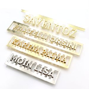 Etiqueta de Metal Personalizada con Logotipo de Estilo Vintage para Bolsos de Cuero, Placa con <span class=keywords><strong>Letras</strong></span> Separadas - Product Image 6