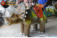 Jurassic Park Indoor Walking Dinosaur Animatronic Modelo Fibra de vidrio de tamaño real con control remoto para parques temáticos