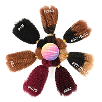Cheveux humains vierges bruts non traités Originea du Vietnam, en vrac, 16 pouces, afro crépu, cuticules alignées, 30g 50g
