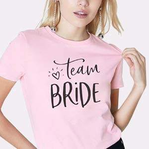 <span class=keywords><strong>Camisetas</strong></span> <span class=keywords><strong>de</strong></span> manga corta con estampado <span class=keywords><strong>de</strong></span> Bride Team para mujer, ropa con estampado <span class=keywords><strong>de</strong></span> <span class=keywords><strong>despedida</strong></span> <span class=keywords><strong>de</strong></span> <span class=keywords><strong>soltera</strong></span>, para fiesta <span class=keywords><strong>de</strong></span> boda, para novia, Hipster - Product Image 5