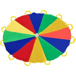 Premium 8 10 12 piedi per bambini tenda paracadute con 9 o 12 maniglie gioco all'aperto giocattolo con caratteristiche Cooperative - Product Image 1
