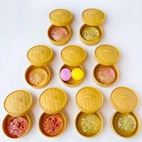 Jouet à presser Kawaii en forme de boule de cristal, en caoutchouc à rebond lent, anti-stress, sensoriel, rempli de paillettes, en forme de Baozi vapeur, pour adolescents