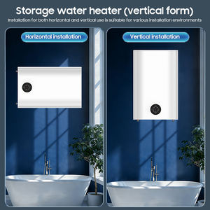 <span class=keywords><strong>Chauffe</strong></span>-<span class=keywords><strong>eau</strong></span> électrique vertical plat à double réservoir Enamei, capacité 30/50/80/100 litres, IPX4, pour salle de bain et cuisine - Product Image 6