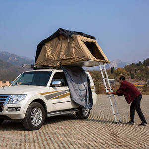 Meilleure vente Tente de toit de voiture à coque souple étanche 4X4 SUV pliable pour l'extérieur <span class=keywords><strong>Tours</strong></span> autonomes Ouverture rapide sur le toit pour - Product Image 1