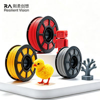 Filament d'impression 3D TPU 90A 220 fourni par l'usine ° -230 ° Filament élastique souple pour modèles de basketball imprimables et cadeaux originaux