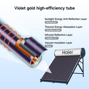 ハイアール中国トップセールス太陽熱エネルギー工場100L 150L 200L 300L非加圧式太陽熱温水器 - Product Image 3