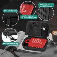 Étui de voyage rigide en EVA personnalisé pour enceinte sans fil J BLs Go 3/Go 3 Plus/Go 4 - Pochette de rangement protectrice antichoc et étanche