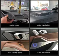 Kit de Actualización de Altavoces para BMW X5 X6 X7 G05 G06 G07, Cubierta de Altavoz Iluminada por LED, Altavoz de Medios, Tweeter, Subwoofer, Sonido Premium