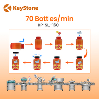 Ligne de production de machine de tri et de comptage de bouteilles en plastique rondes et carrées CE CGMP