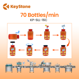 Ligne de production de machine de tri et de comptage de bouteilles en plastique rondes et carrées CE CGMP - Product Image 1