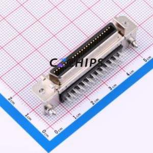 5-2232516-1 D-Sub/VGA Connector Through hole Component (THT) Connector Female 50P Panel Mount 2 - Product Image 1