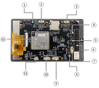 ESP32P4 4.3 pouces IPS carte de développement d'écran tactile capacitif module haute définition prise en charge WiFi 6 & BT5 ESP32-C6 embarqué