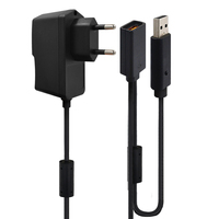 Adaptateur secteur en plastique pour 360 pour capteur avec câble de charge filaire et prise USA/EU/UK