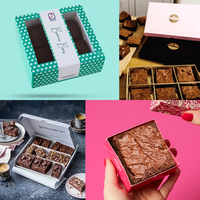 Boîte d'emballage en papier tiroir pour mini-cupcakes, gâteaux, œufs et tartes aux fruits, avec logo personnalisé, échantillon gratuit, vente en gros d'usine à prix abordable